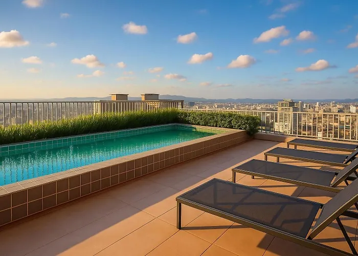 Studio 2306 - Modern Stay With Allianz View & Rooftop Pool