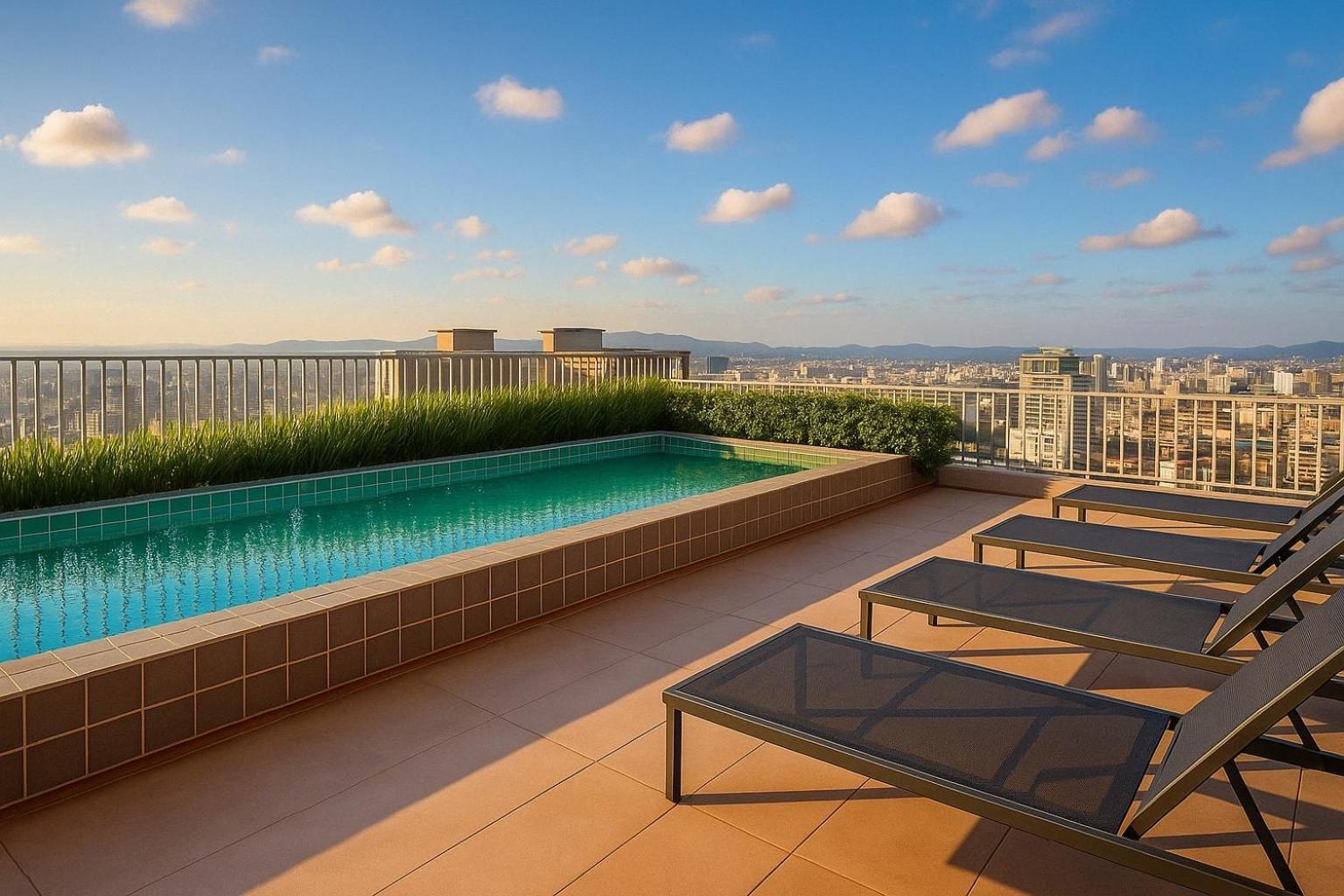 公寓 2306 - Modern With Allianz View & Rooftop Pool