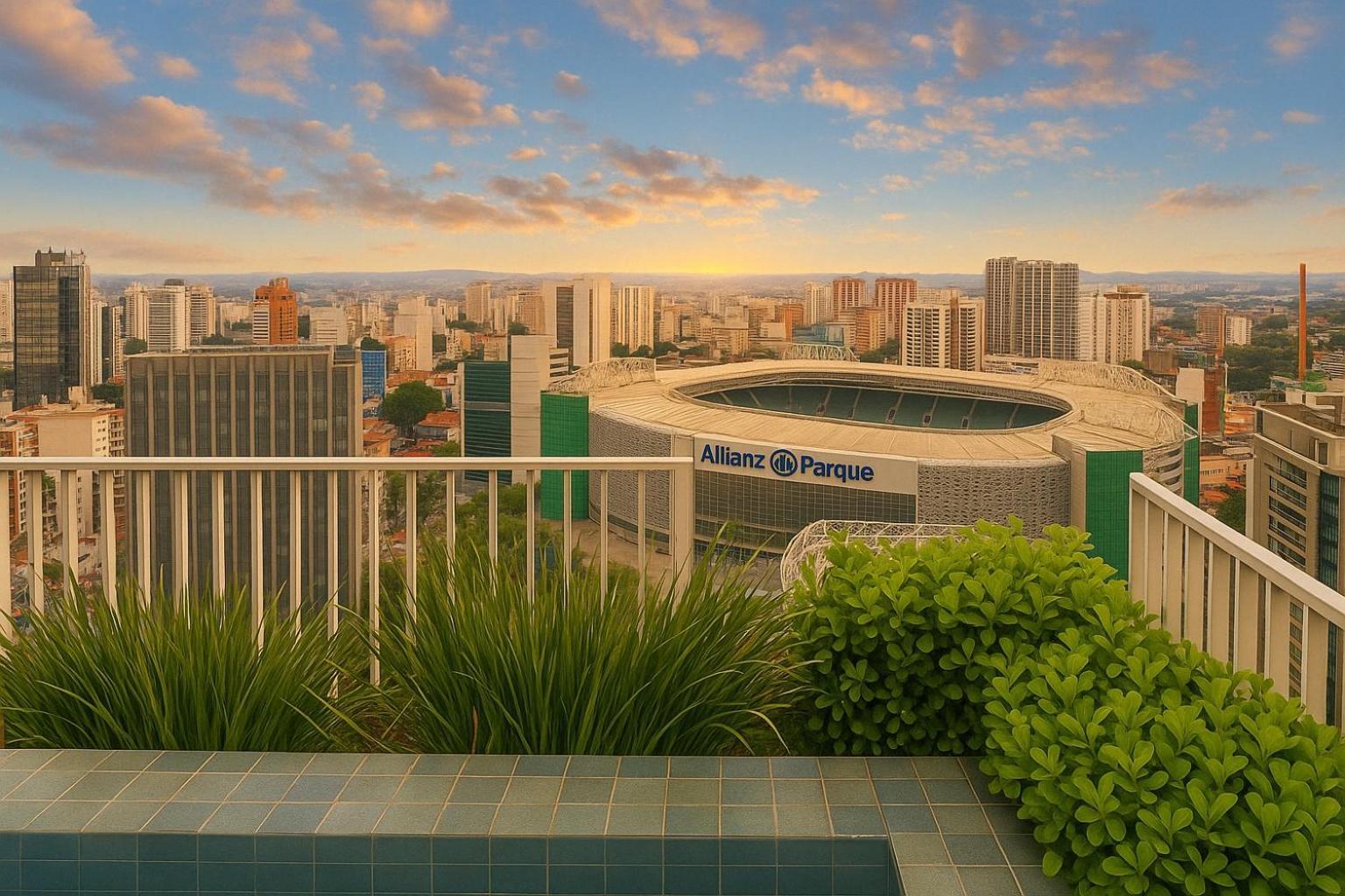 2306 - Modern With Allianz View & Rooftop Pool 公寓 圣保罗