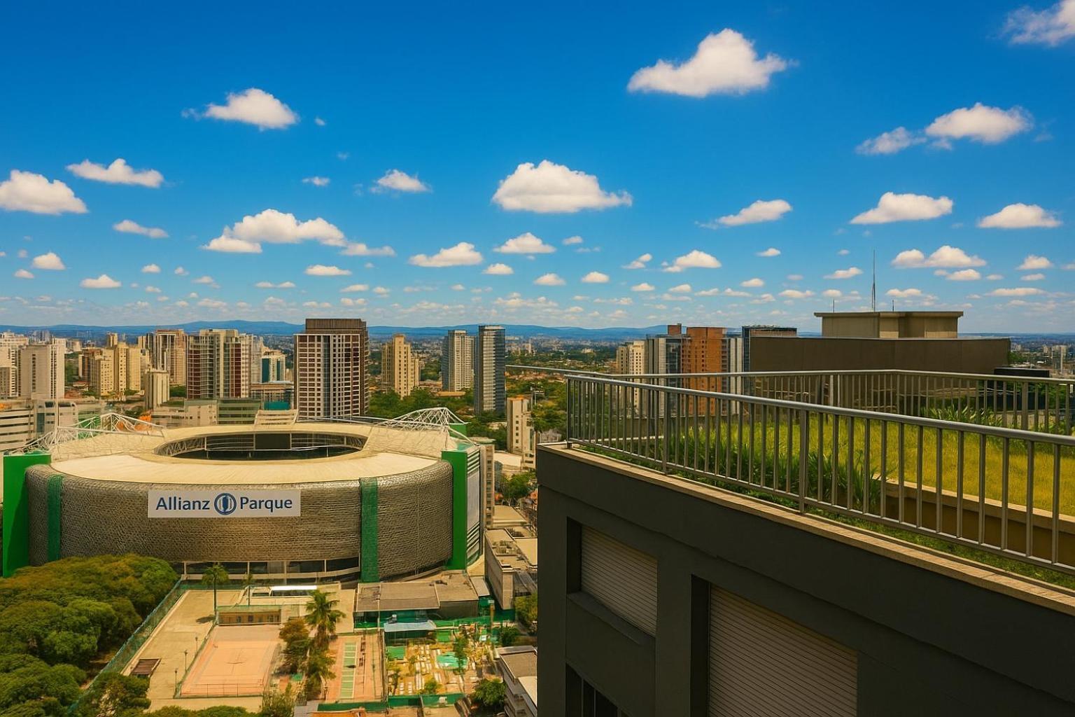 公寓 2306 - Modern With Allianz View & Rooftop Pool 圣保罗